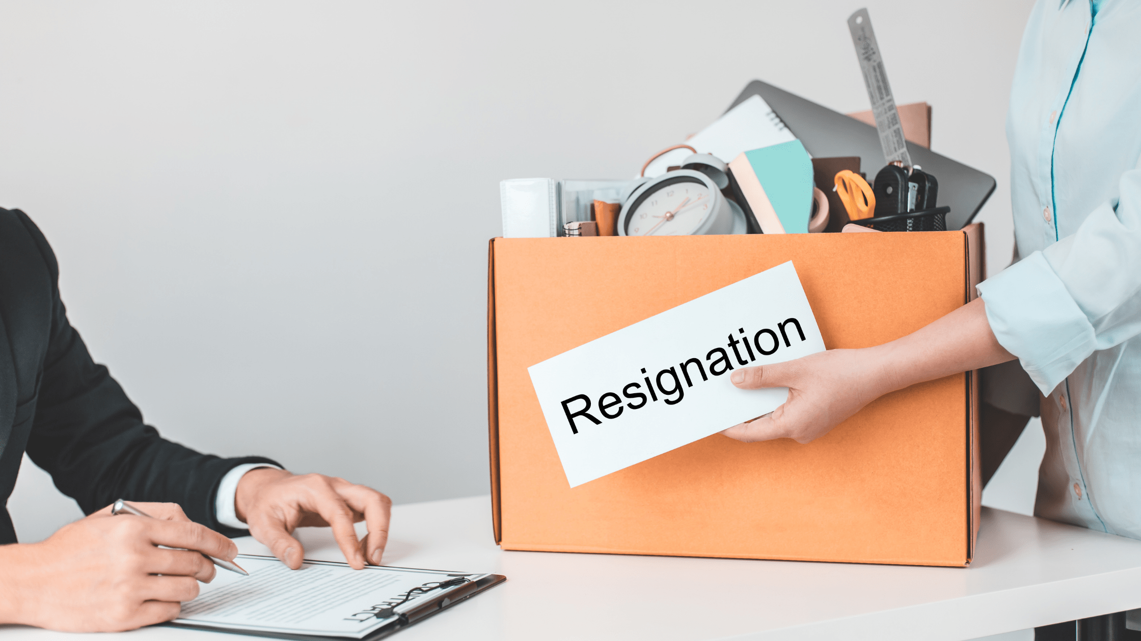 handing in your resignation